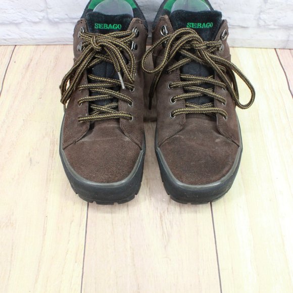 Sebago Brown Leather Waterproof Outdoor Work Hike Tie Boots Size 8.5 M - Picture 5 of 9